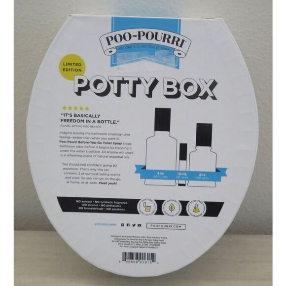 Poo-Pourri Potty Box Freedom Set - Limited Edition - Potty Box Toilet Spray - Picture 2 of 7